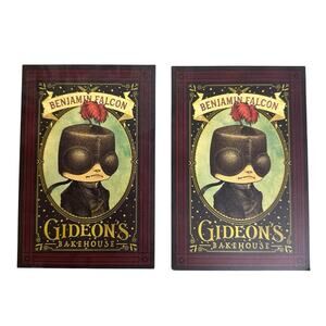 Disney Springs Gideons Bakehouse Benjamin Falcon August 2023 Menu Lot of 2
